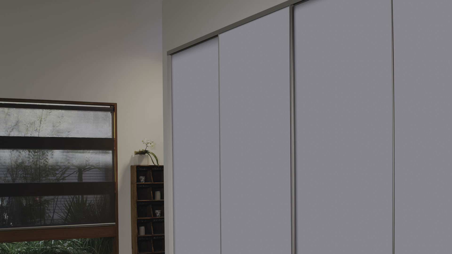 Loft wardrobe door system